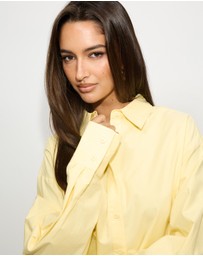 Dazie - Oxford Cotton Oversized Shirt