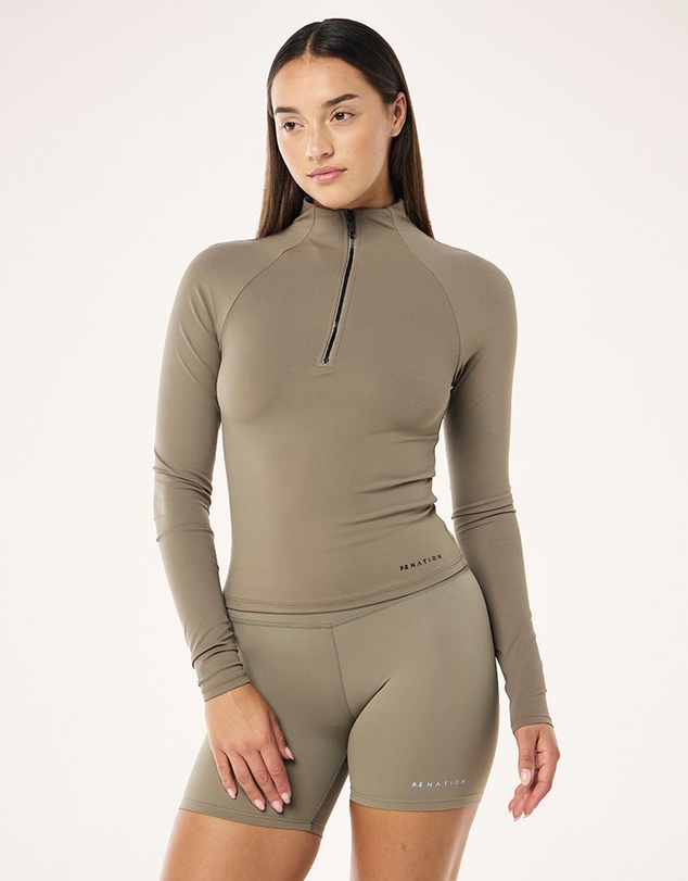 P.E Nation - Long Sleeve Routine Quarter Zip