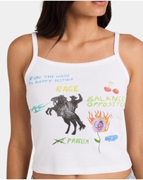 RVCA - Womens Dani Miller Strappy Tank Top
