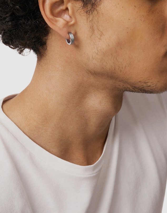 Diesel - Diesel Font Silver tone Earring