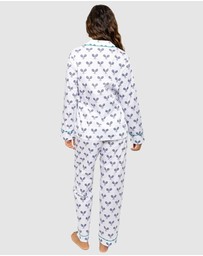 Sant And Abel - Women's Tennis Navy Long PJ Set
