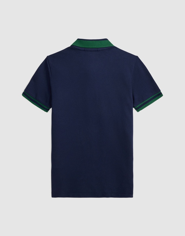Polo Ralph Lauren - Polo Bear Cotton Mesh Polo Shirt - ICONIC EXLCUSIVE - Babies-Kids