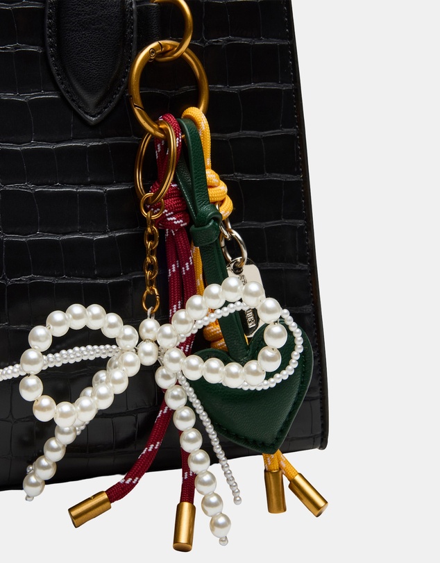 Steve Madden - BCalleb Black Croco Handbag