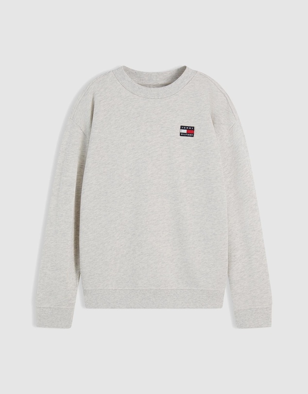 Tommy Hilfiger - Kids Unisex 8-16 Heritage Flag Crewneck Sweater - Teens
