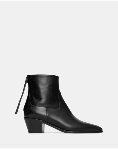 ARKET - Leather Ankle Boots - Women's
