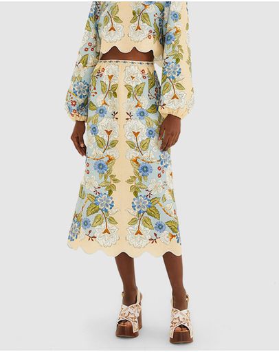 Garden Scarf Blue