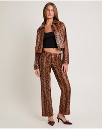Alice In The Eve - Stassy Snake PU Coat