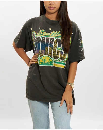 Vintage by The Real Deal - Pre Loved - 90s Seattle Sonics Tee