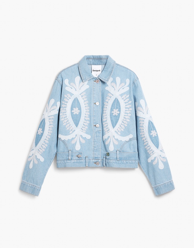 Desigual - Reversible jacket with embroidery