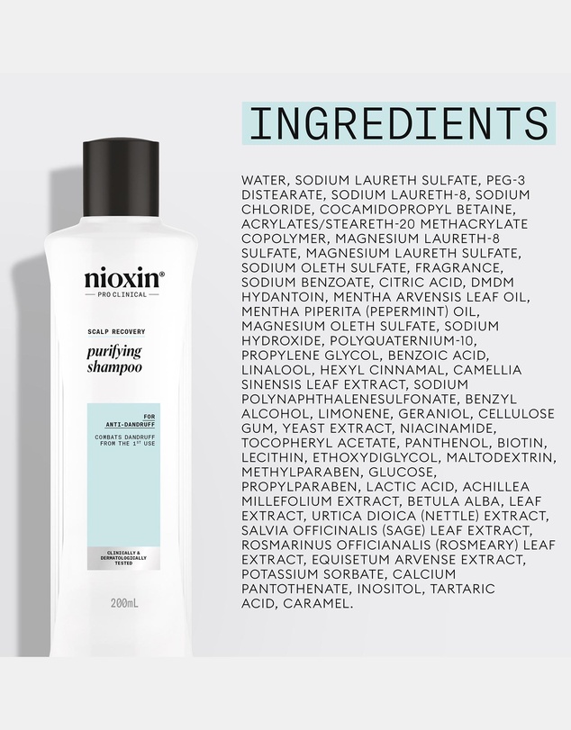 Nioxin - Scalp Recovery System Purifying Shampoo 200ml