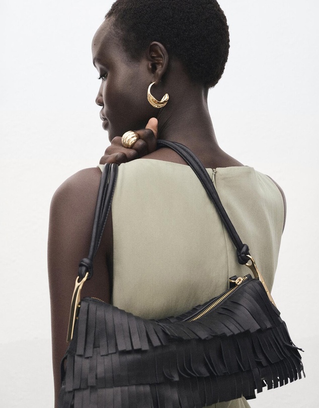 M.N.G - Boat-Neck Dress With Pleats