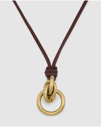 Skagen - Moderne Stak Gold Necklace