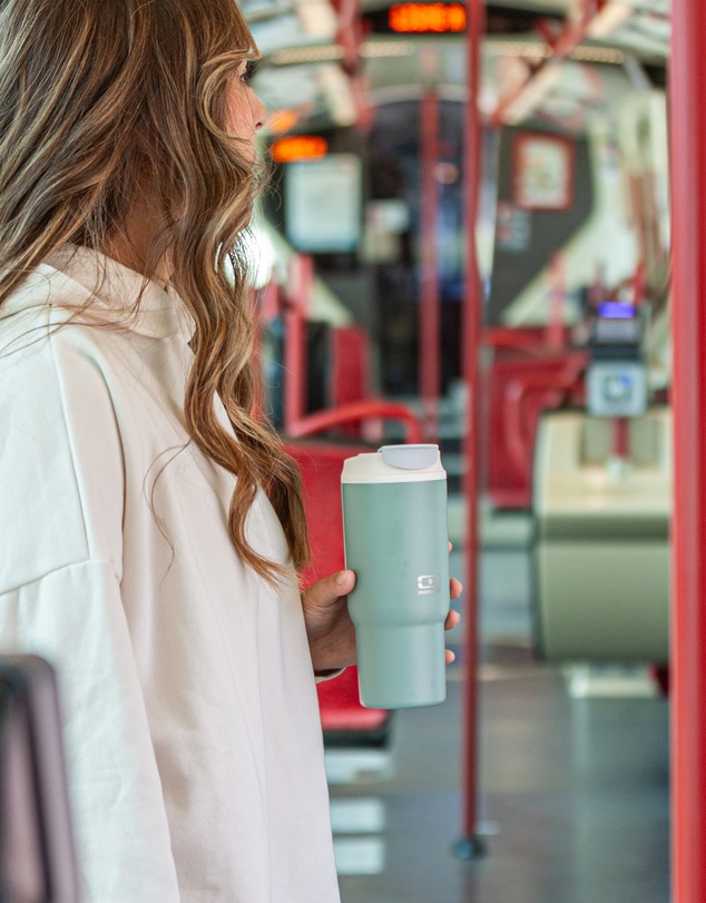 Monbento - Monbento Travel Mug L - Green Natural