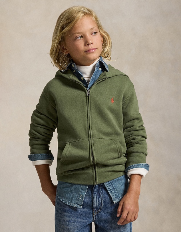 Polo Ralph Lauren - Fleece Full-Zip Hoodie - ICONIC EXCLUSIVE - Teens
