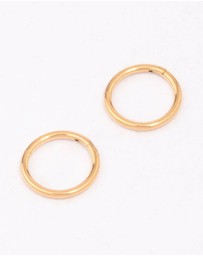 Lovisa - Gold Plated Titanium Fine Sleeper Earrings 6mm