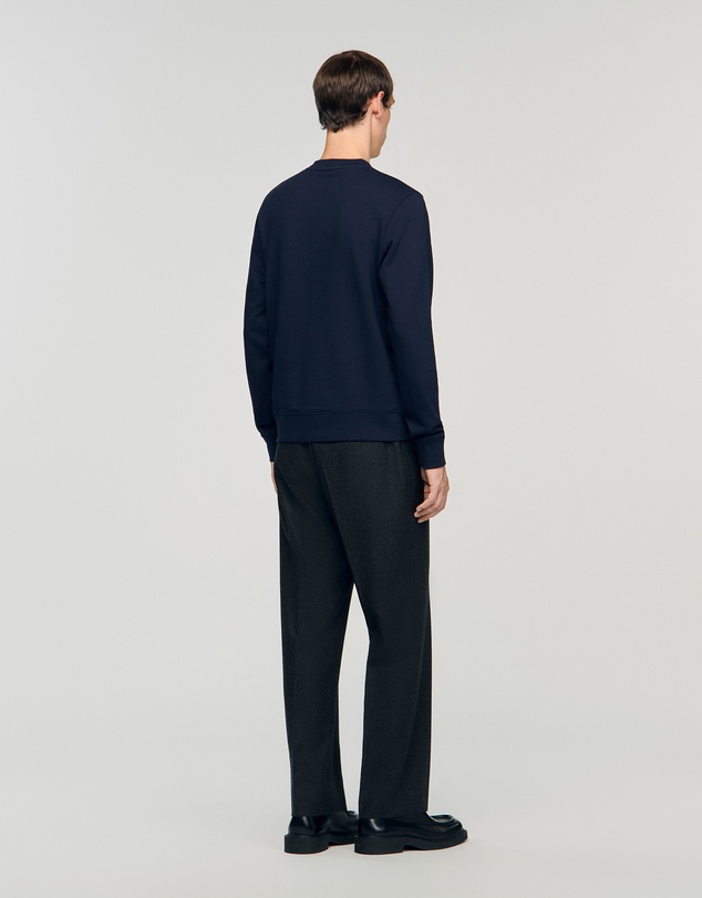 Sandro - Single Coeur Crewneck Sweatshirt