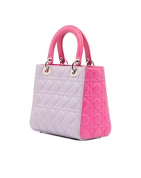 Pre-Loved by Azura Reborn - Pre-Loved Medium Bicolor Lambskin Cannage Lady Dior