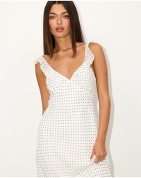 Dazie - Swell Polka Dot Maxi Dress