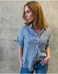 CAMIXA - Rina Striped Linen Shirt