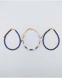 Miz Casa and Co - Crystal Beaded Bracelet Stack