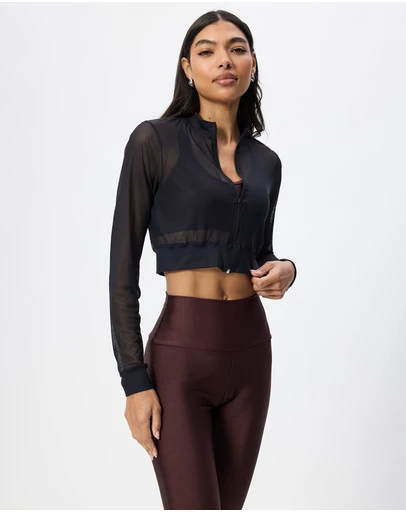 AVE Active - Mesh Crop Jacket