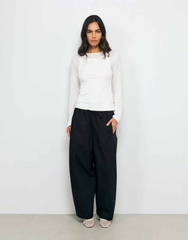 AERE - Tara Layered Jersey Top