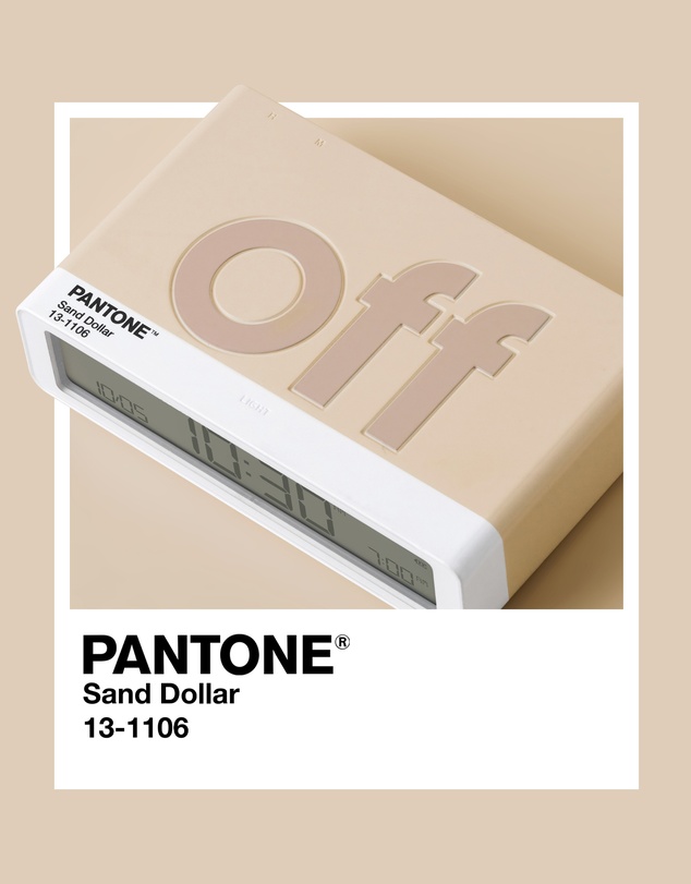 Lexon - Lexon Flip Classic Reversible Alarm Clock PANTONE - Sand