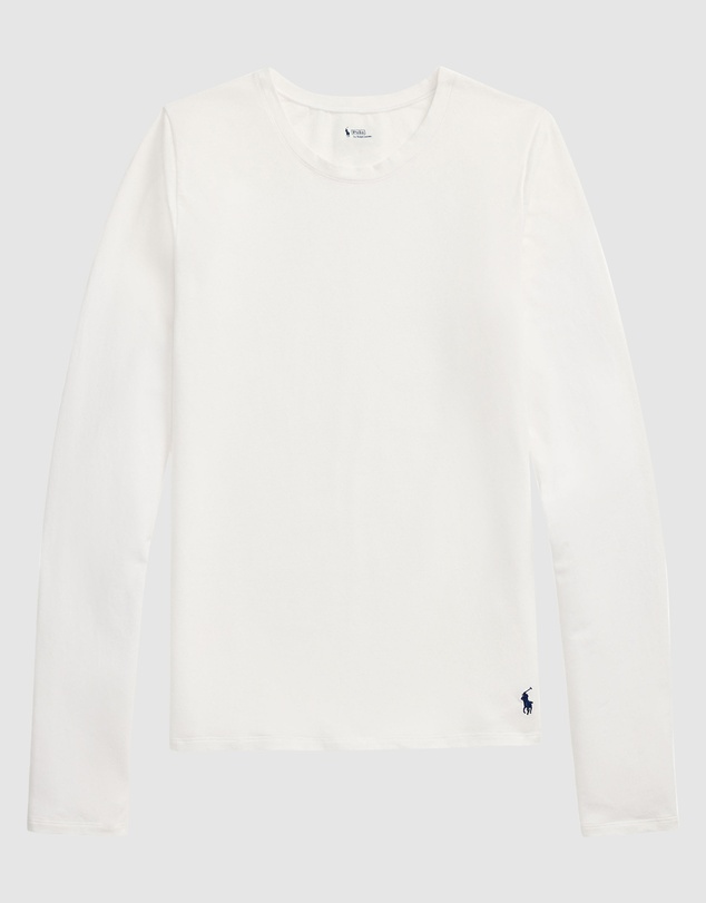 Polo Ralph Lauren - Club Cotton Long Sleeve Crew Neck Sleep T-Shirt