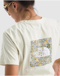 The North Face - Short Sleeve Floral Box Nuptse Tee