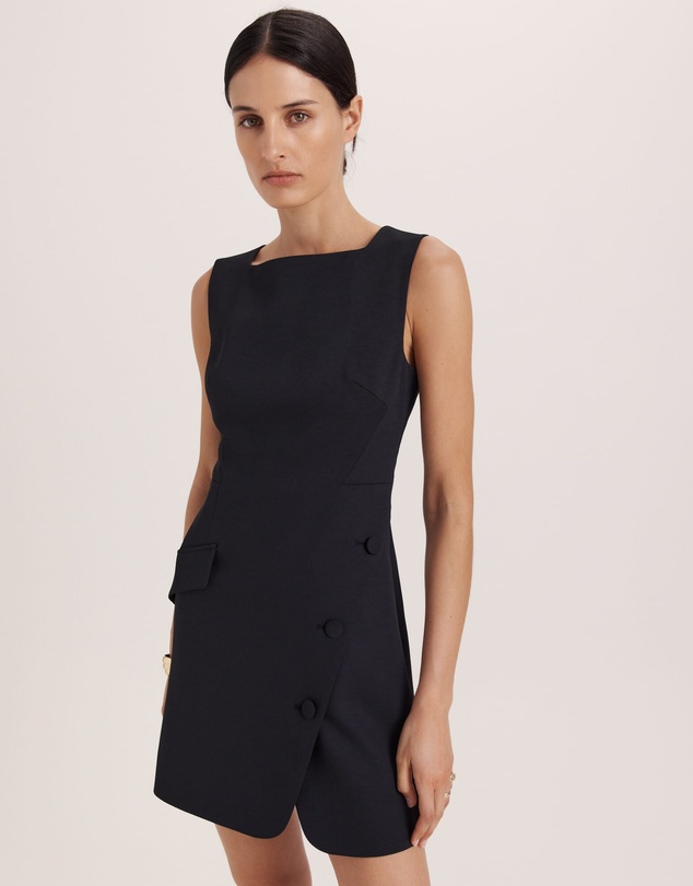Dharma Button Mini Dress by SABA Online | THE ICONIC | Australia
