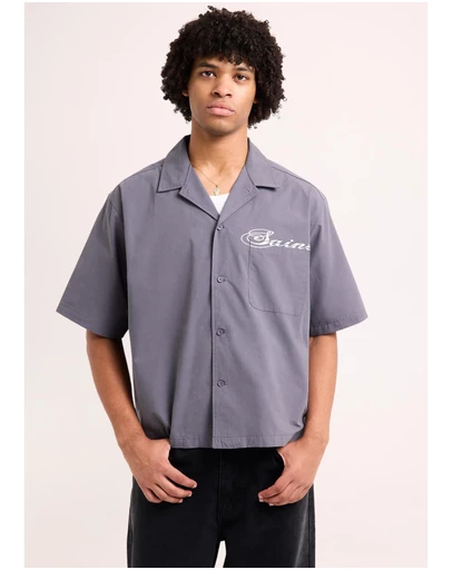 Black Noise White Rain - El Porter Short Sleeve Shirt