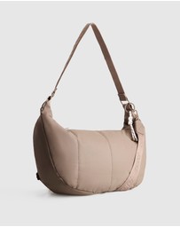 Nere - Coated Crescent Sling Bag