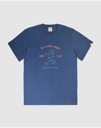 Banabae - Keep On Running Adults Tee - Navy