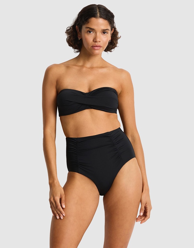 Sea Level Australia - Essentials Edit Super High Waist Bikini Bottoms