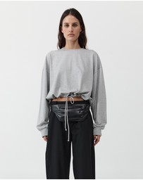 St. Agni - Drawstring Long Sleeve Top