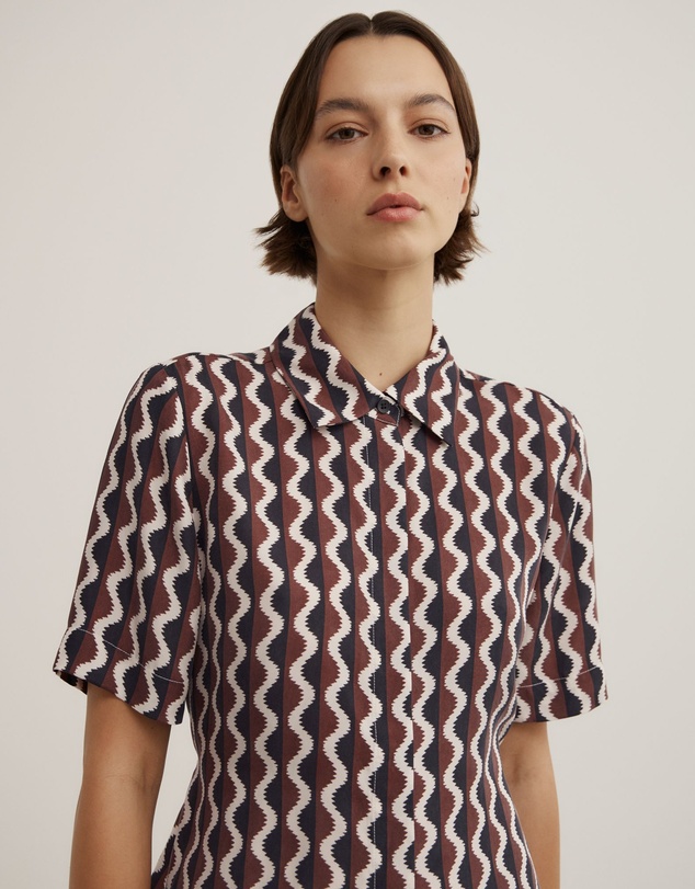 Witchery - Cupro Tie Waist Shirt