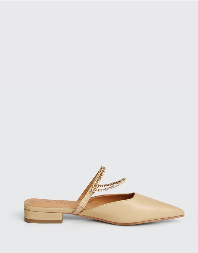 Belle & Bloom - On The Go Leather Flat