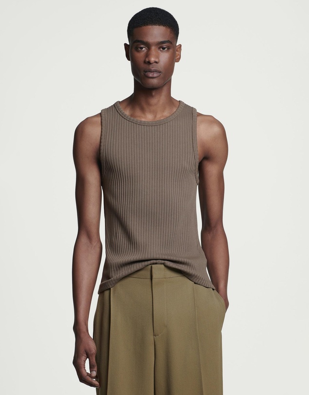 COS - Slim Ribbed Cotton Tank Top