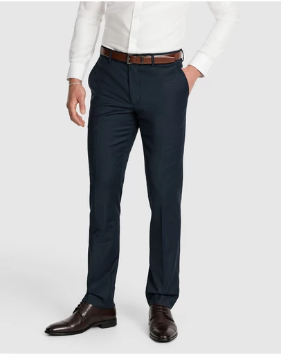 Tarocash - Ty Slim Check Wool Pant
