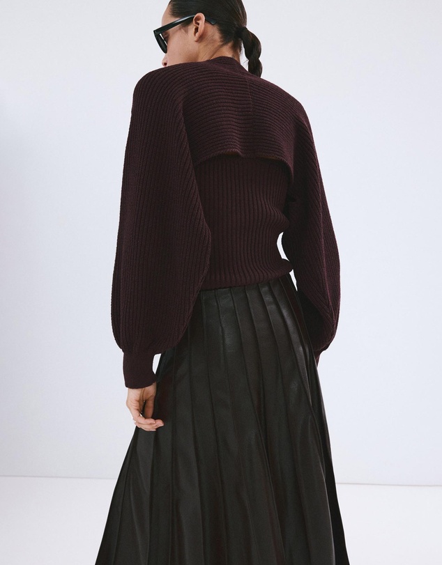 M.N.G - Ciruela Cardigan
