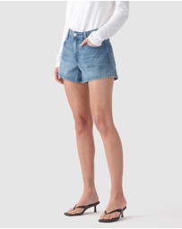 Outland Denim - Olive Cooke x Outland Denim Ebony High Flare Shorts