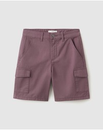 M.N.G - Volcano Cargo Shorts - Kids-Teens