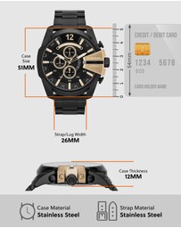 Diesel - Chief Series Black Chronograph Watch DZ4338