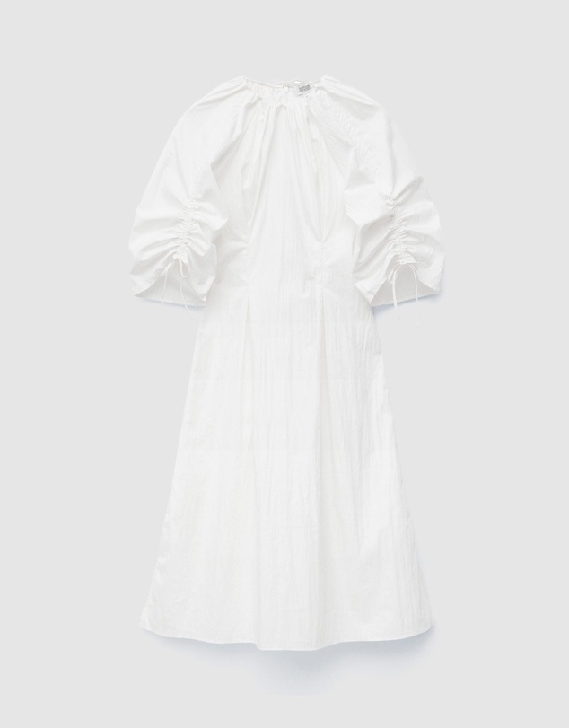 & Other Stories - Sculptural Drawstring Midi Dress