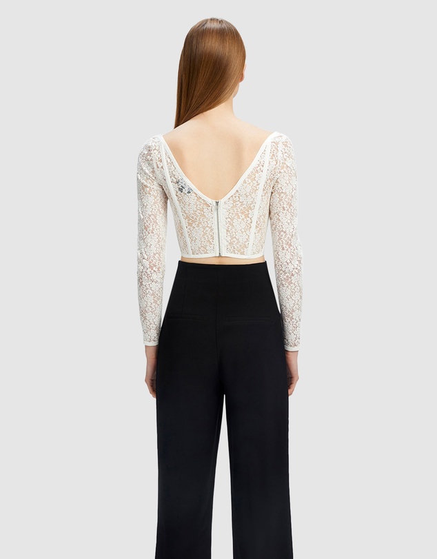 Bardot - Lace Corset Top
