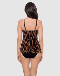 Miraclesuit Swimwear  - Raya de Safari Marina Underwire Padded Tankini Top