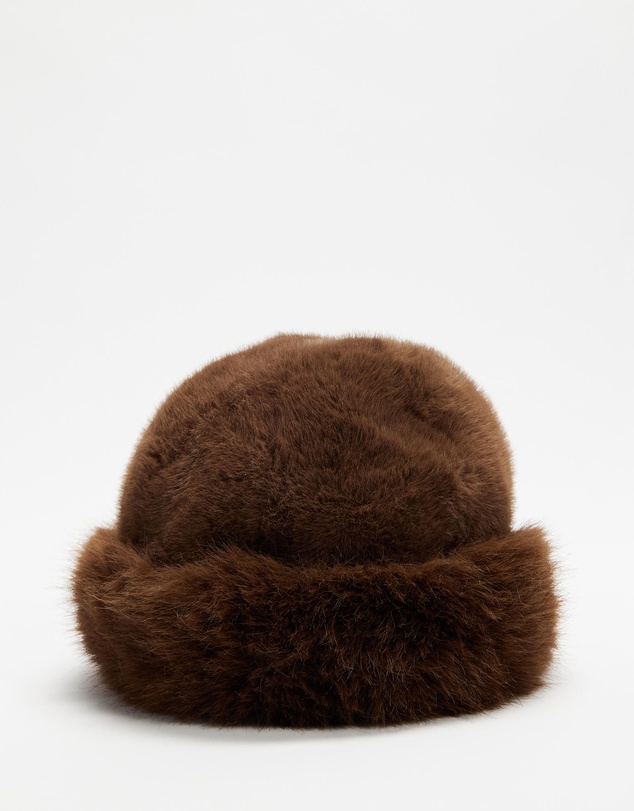 Mossée - Della Fluffy Fur Bucket Hat