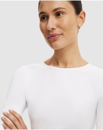 Cotton On - Longline Crew Long Sleeve Top