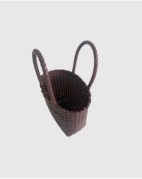 Mimmi Terra - Woven Micro Tote Cioccolato