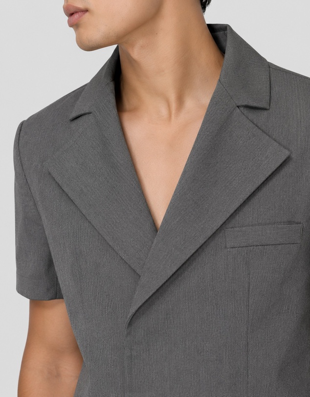 Justin Cassin - Javier Short Sleeve Crop Blazer